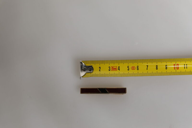 Dolce & Gabbana Multicolor Gold Tone Brass Tie Clip Bar - Image 5