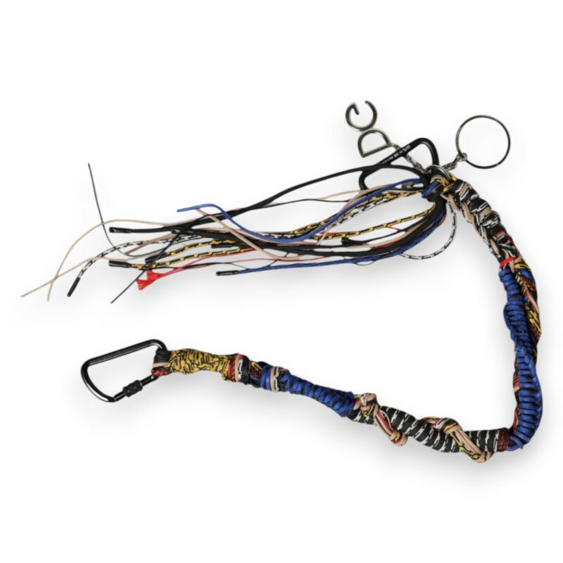 Dolce & Gabbana Multicolor Braided Rope Logo Bag Shoulder Strap - Image 5