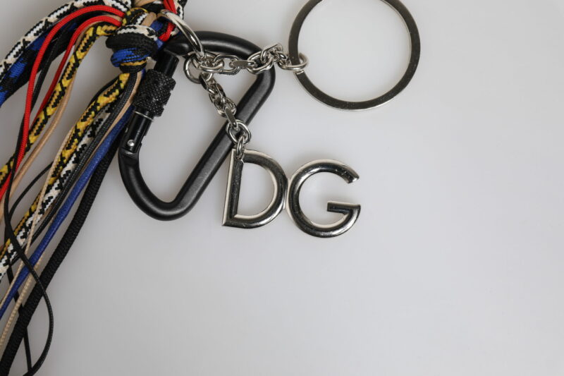 Dolce & Gabbana Multicolor Braided Rope Logo Bag Shoulder Strap - Image 6