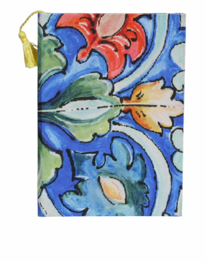 Dolce & Gabbana Multicolor Polyester Floral Siciliano Print Notebook - Image 2