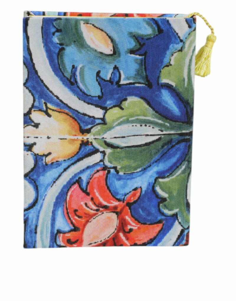 Dolce & Gabbana Multicolor Polyester Floral Siciliano Print Notebook - Image 4