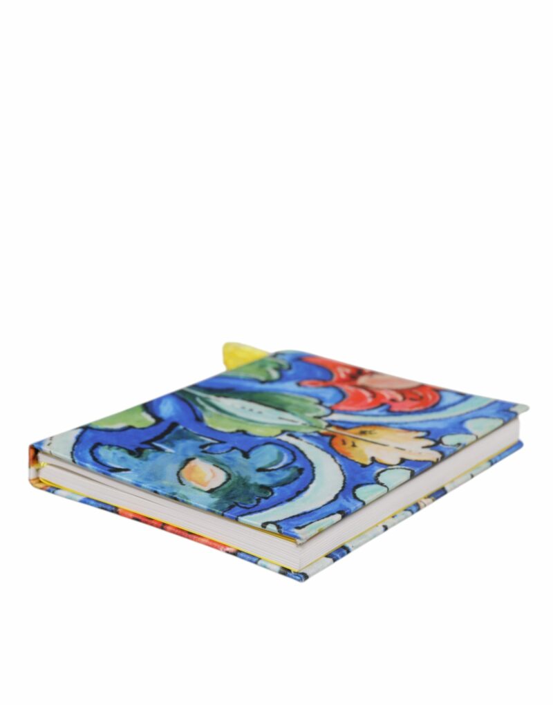 Dolce & Gabbana Multicolor Polyester Floral Siciliano Print Notebook - Image 5