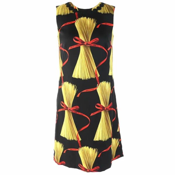 Dolce & Gabbana Black Silk Dress