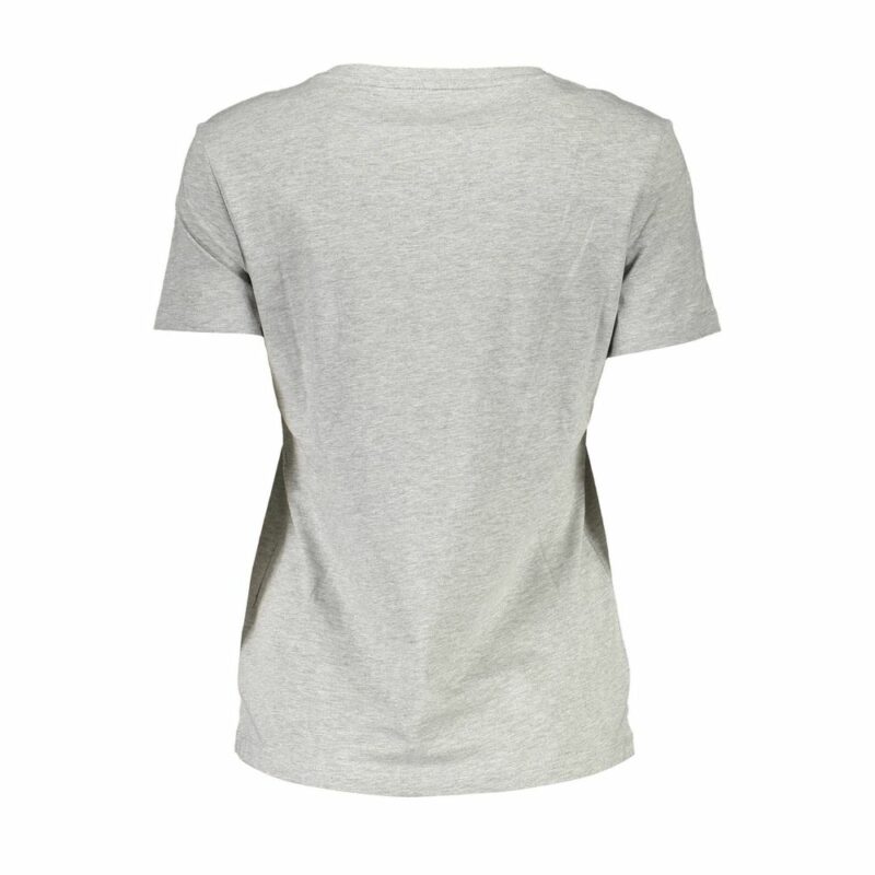 Guess Jeans Gray Cotton Women T-Shirt - Image 2