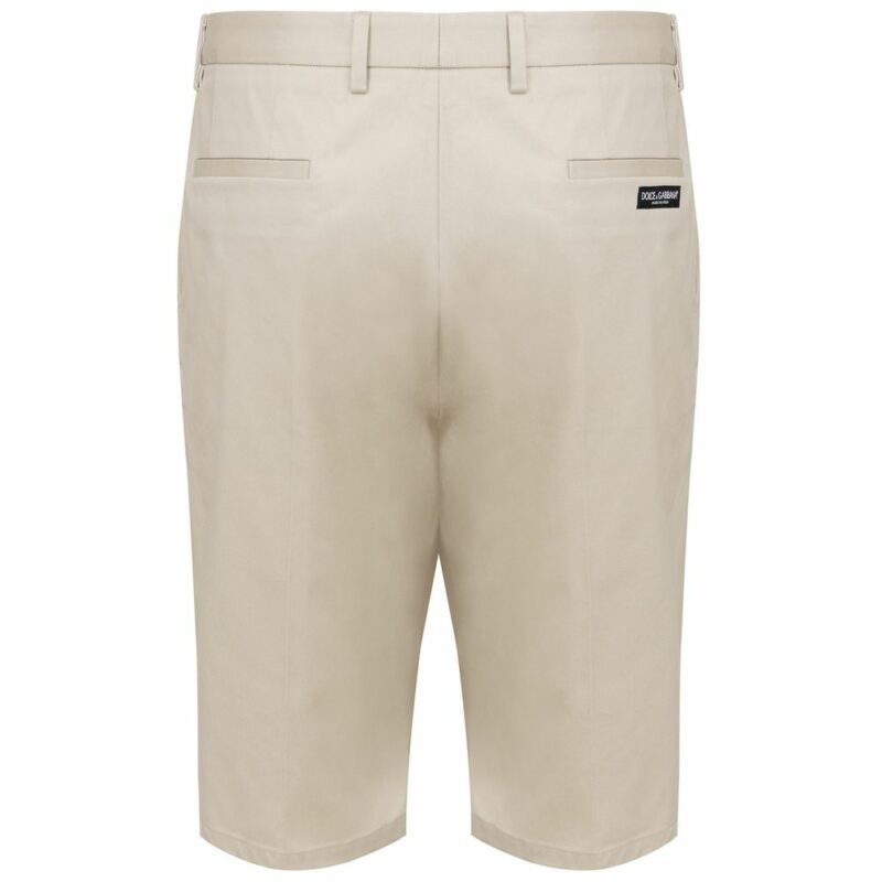 Dolce & Gabbana Beige Cotton Short - Image 2