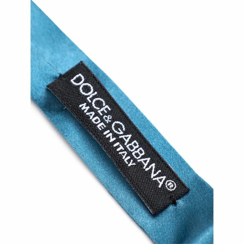 Dolce & Gabbana Blue Silk Ties & Bowty - Image 3