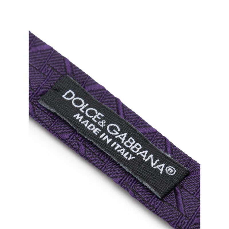 Dolce & Gabbana Purple Silk Ties & Bowty - Image 4