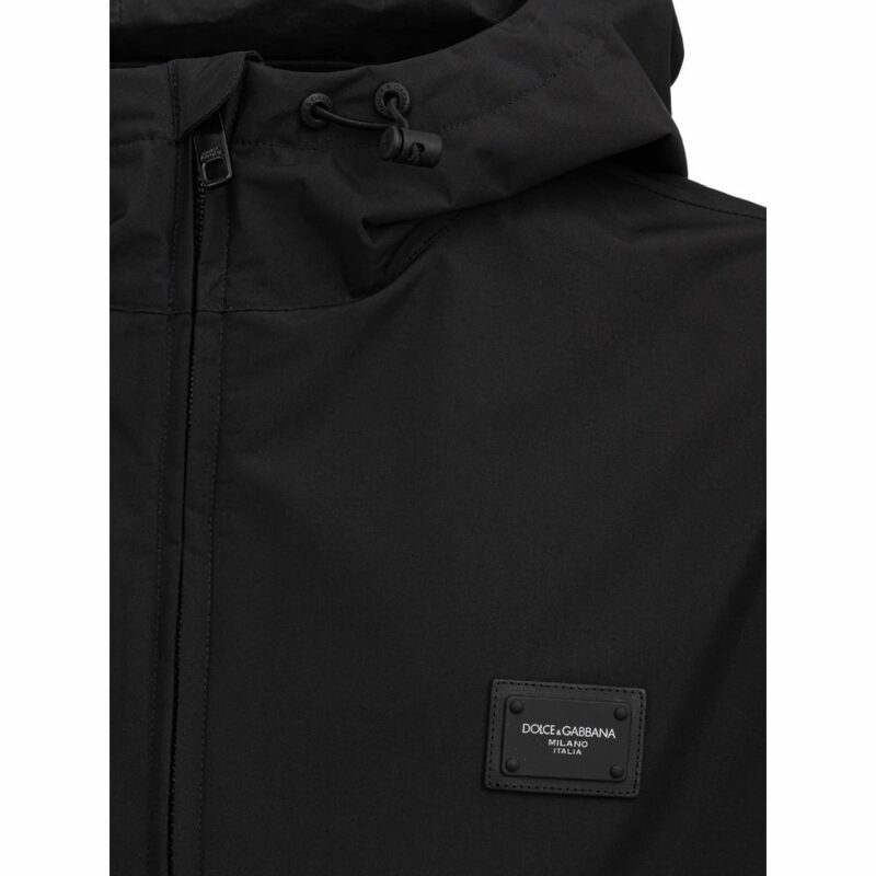 Dolce & Gabbana Black Polyester Jacket - Image 3