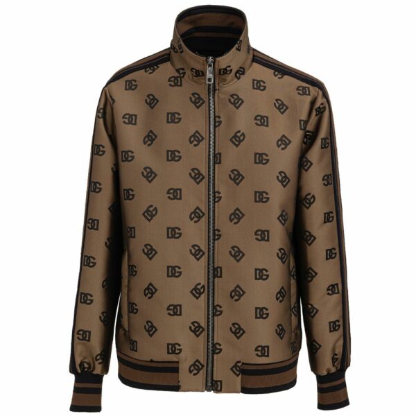 Dolce & Gabbana Brown Polyester Jacket