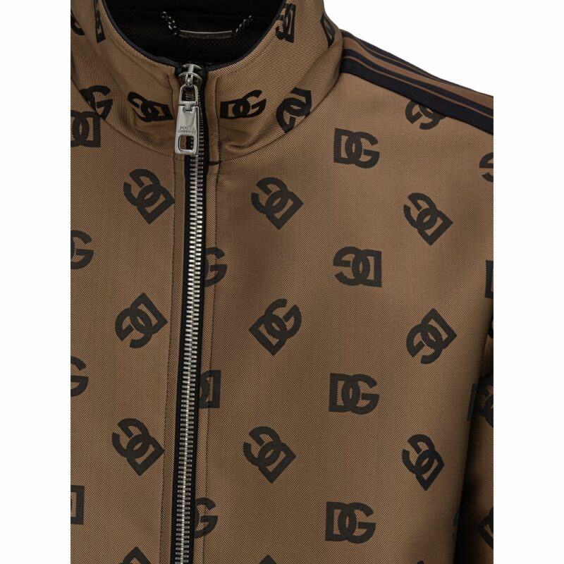 Dolce & Gabbana Brown Polyester Jacket - Image 3