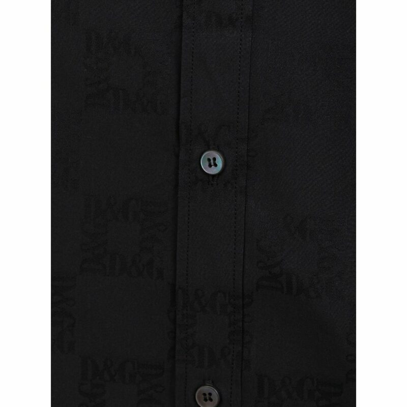 Dolce & Gabbana Black Cotton Shirt - Image 4