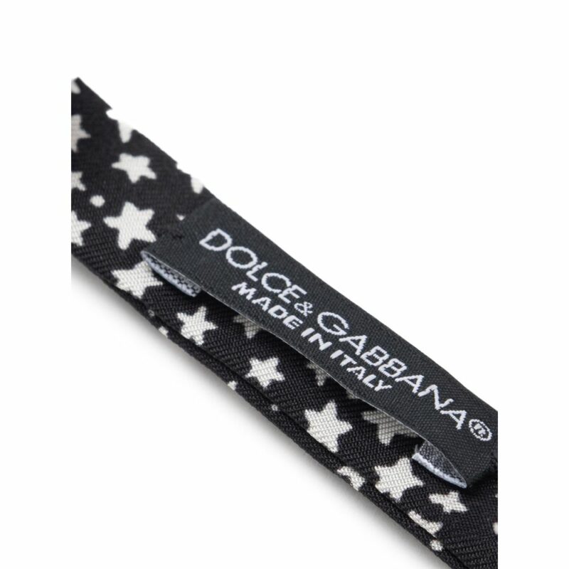 Dolce & Gabbana Black Silk Ties & Bowty - Image 4