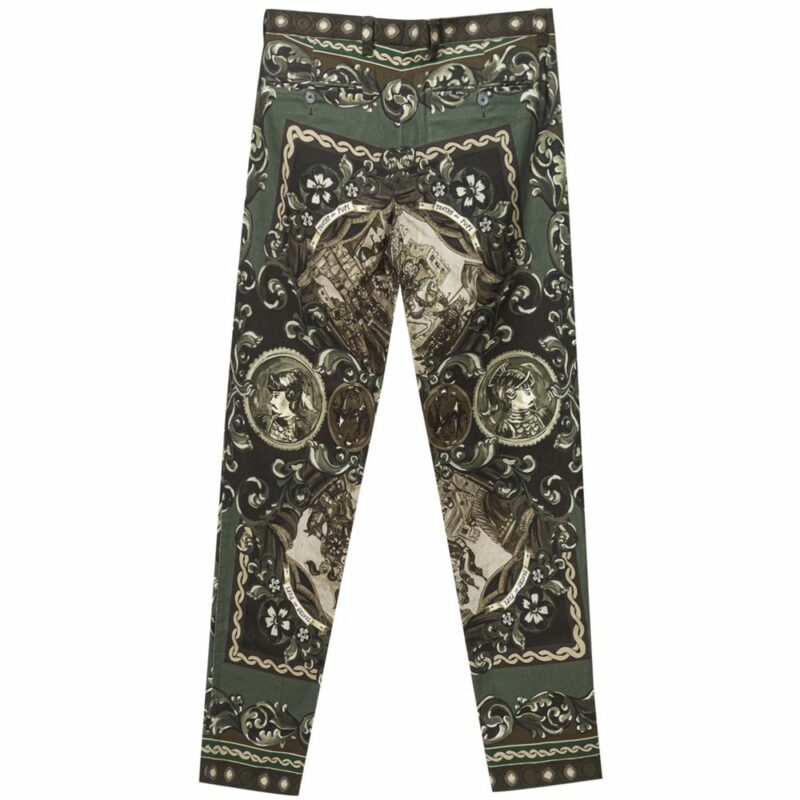 Dolce & Gabbana Green Cotton Jeans & Pant - Image 2