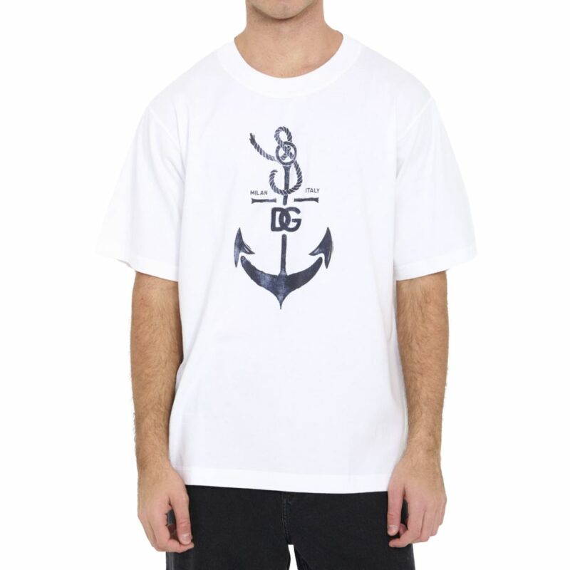 Dolce & Gabbana White Cotton T-Shirt - Image 2