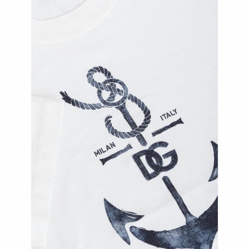 Dolce & Gabbana White Cotton T-Shirt - Image 4