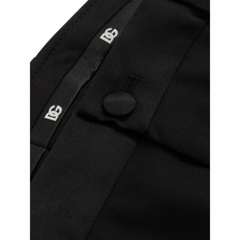 Dolce & Gabbana Elegant Black Wool Men's Suit - Image 4