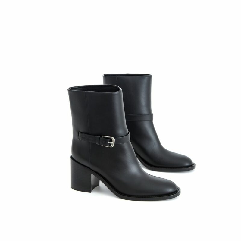 Burberry Black Leather Boot - Image 3