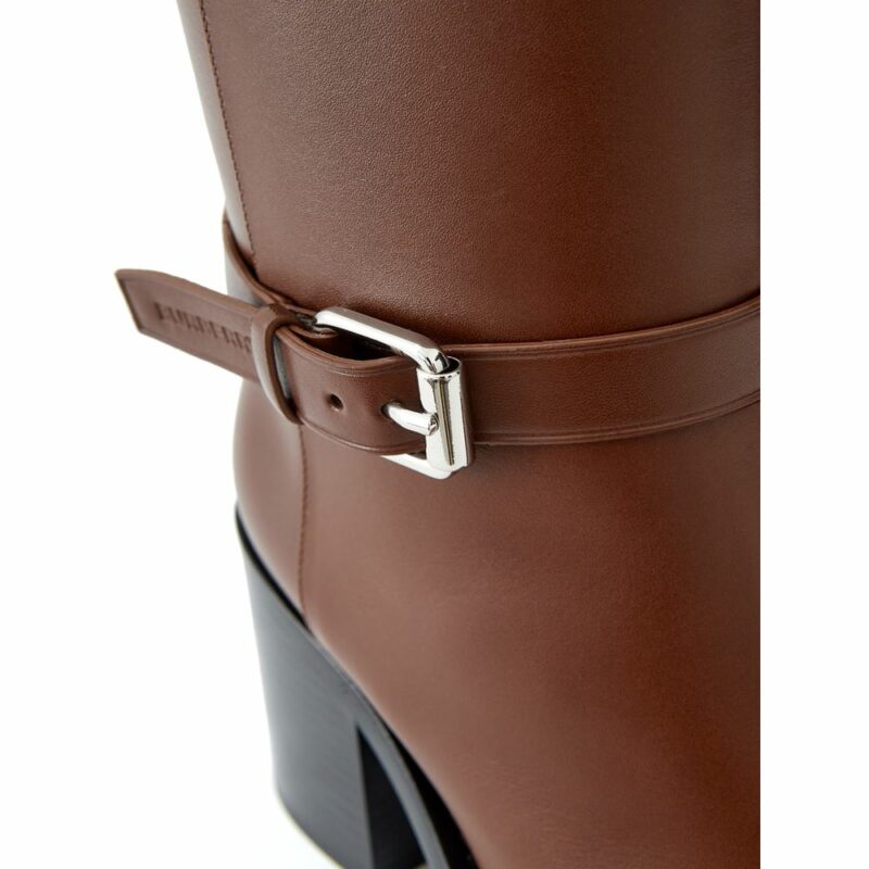 Burberry Brown Leather Boot - Image 5