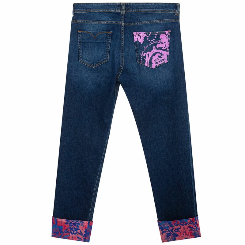 Versace Jeans Blue Cotton Jeans & Pant - Image 2