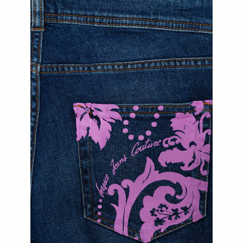 Versace Jeans Blue Cotton Jeans & Pant - Image 4