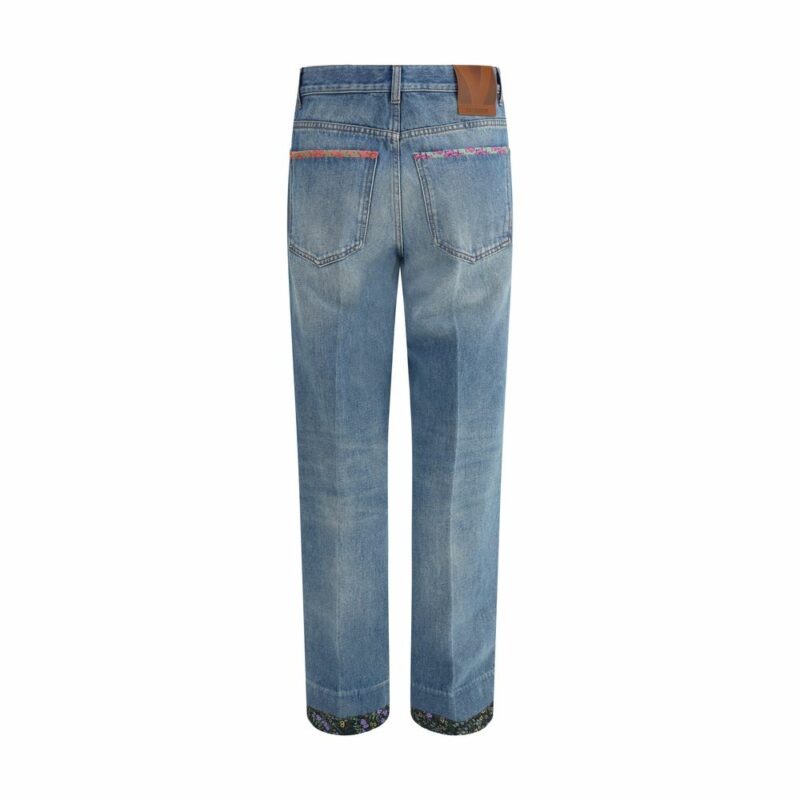Valentino Jeans with floral details - Image 2