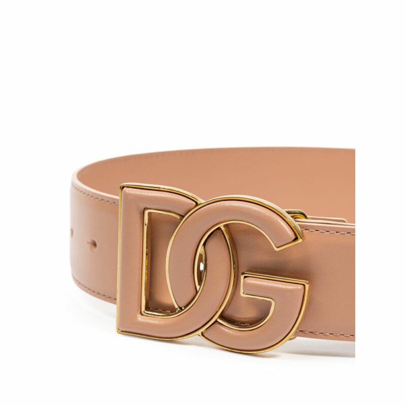 Dolce & Gabbana Pink Leather Belt - Image 2