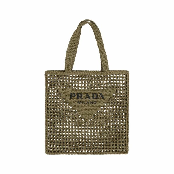 Prada Raffia Shoulder Bag