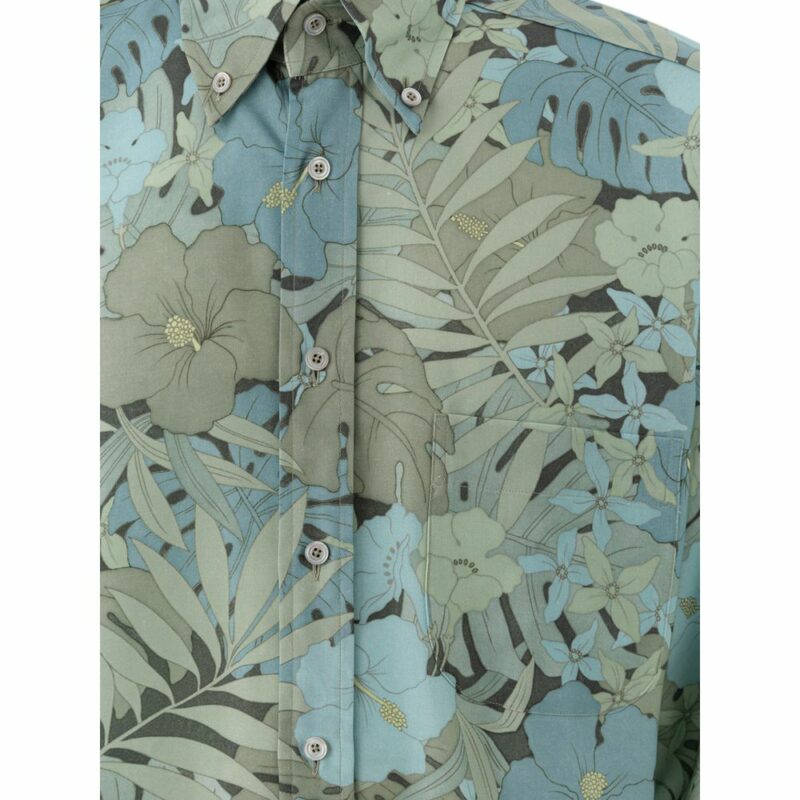 Tom Ford Blue Lyocell Shirt - Image 3