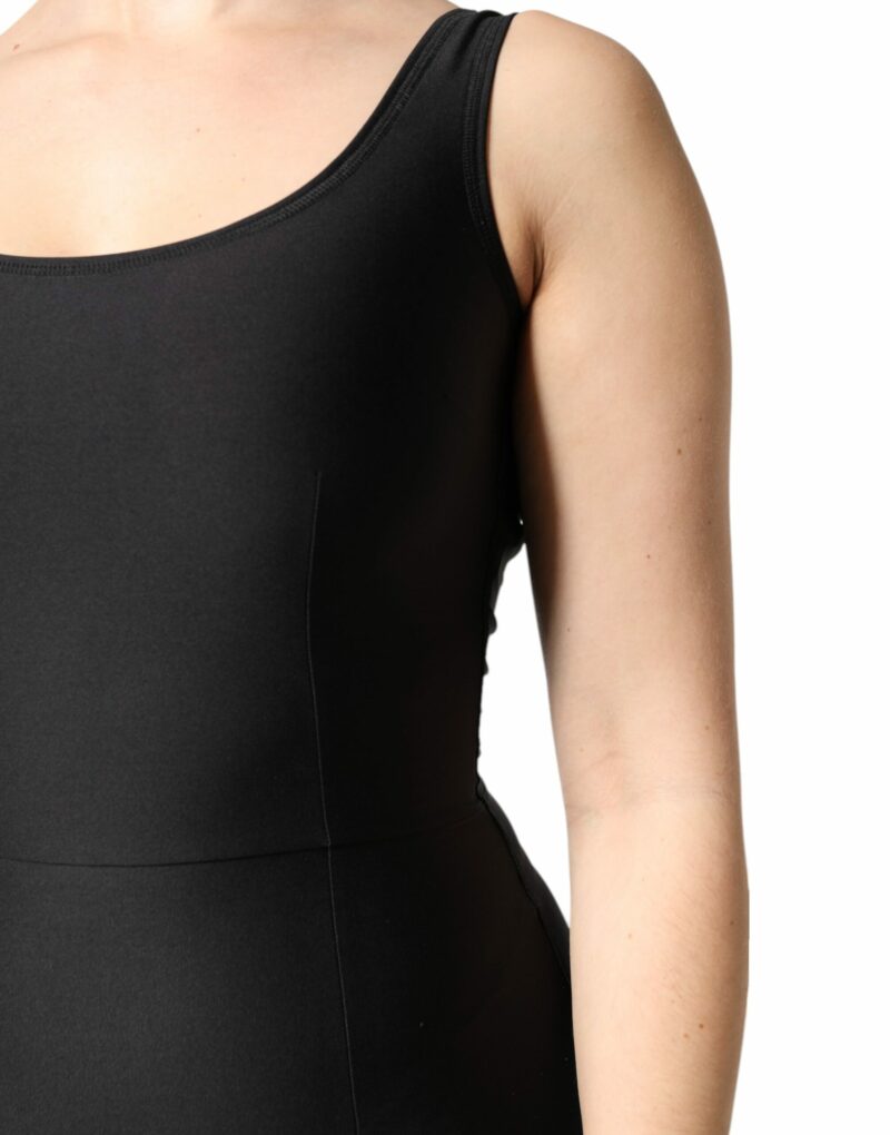 Dolce & Gabbana Black Sleeveless Bodycon Women Jumpsuit Dress - Image 6