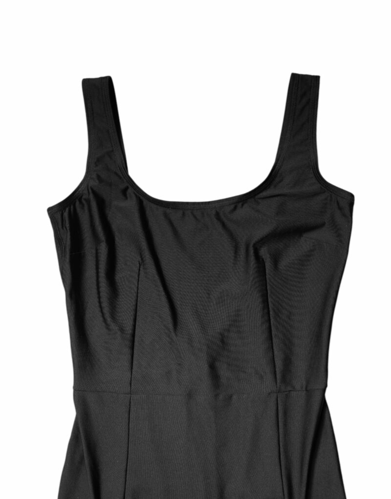 Dolce & Gabbana Black Sleeveless Bodycon Women Jumpsuit Dress - Image 7