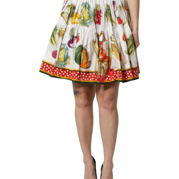 Dolce & Gabbana Multicolor Printed High Waist Mini Skirt
