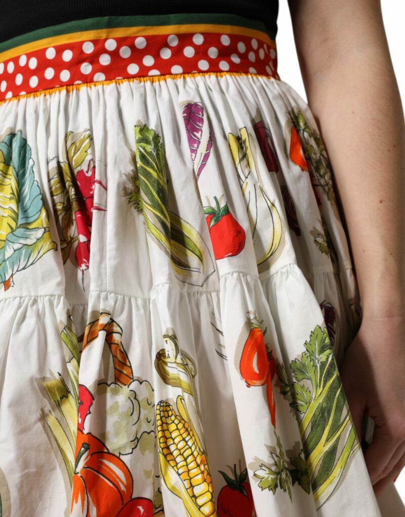 Dolce & Gabbana Multicolor Printed High Waist Mini Skirt - Image 5