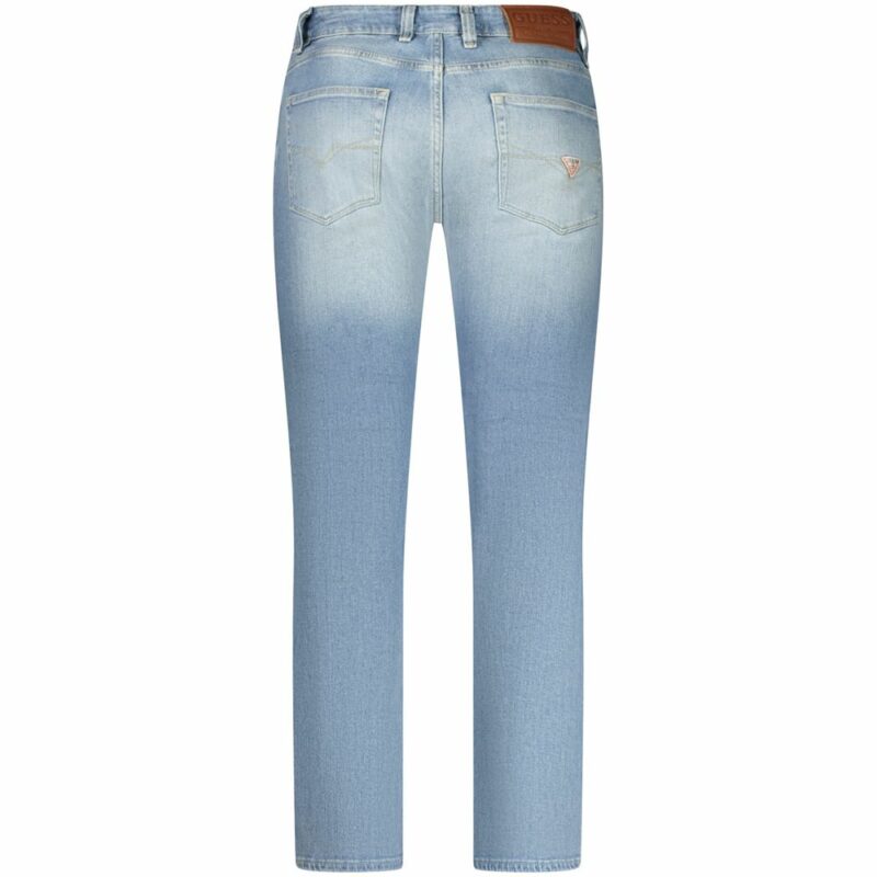 Guess Jeans Blue Cotton Men Jeans - Image 2