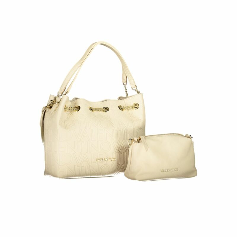 Valentino Bags Beige Polyethylene Handbag - Image 3