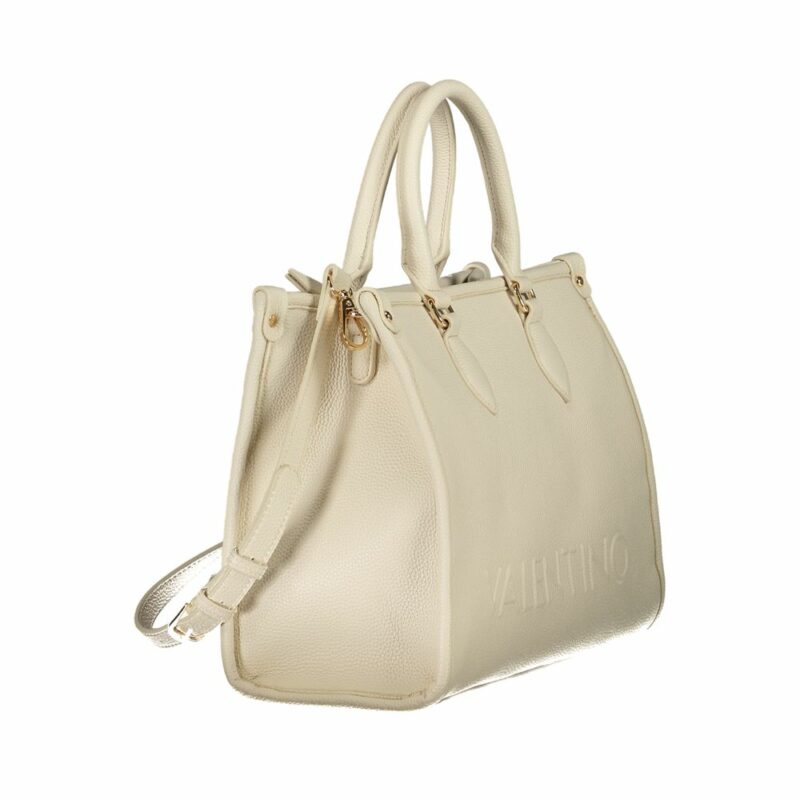 Valentino Bags Beige Polyethylene Handbag - Image 3