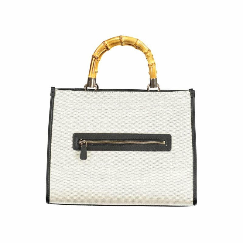 Guess Jeans Black Cotton Handbag - Image 2
