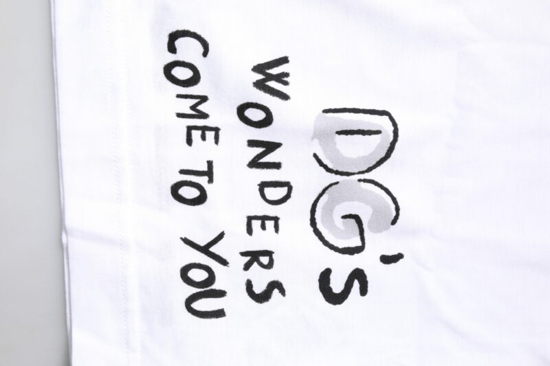 Dolce & Gabbana White Short-Sleeved Printed Jersey T-shirt - Image 6