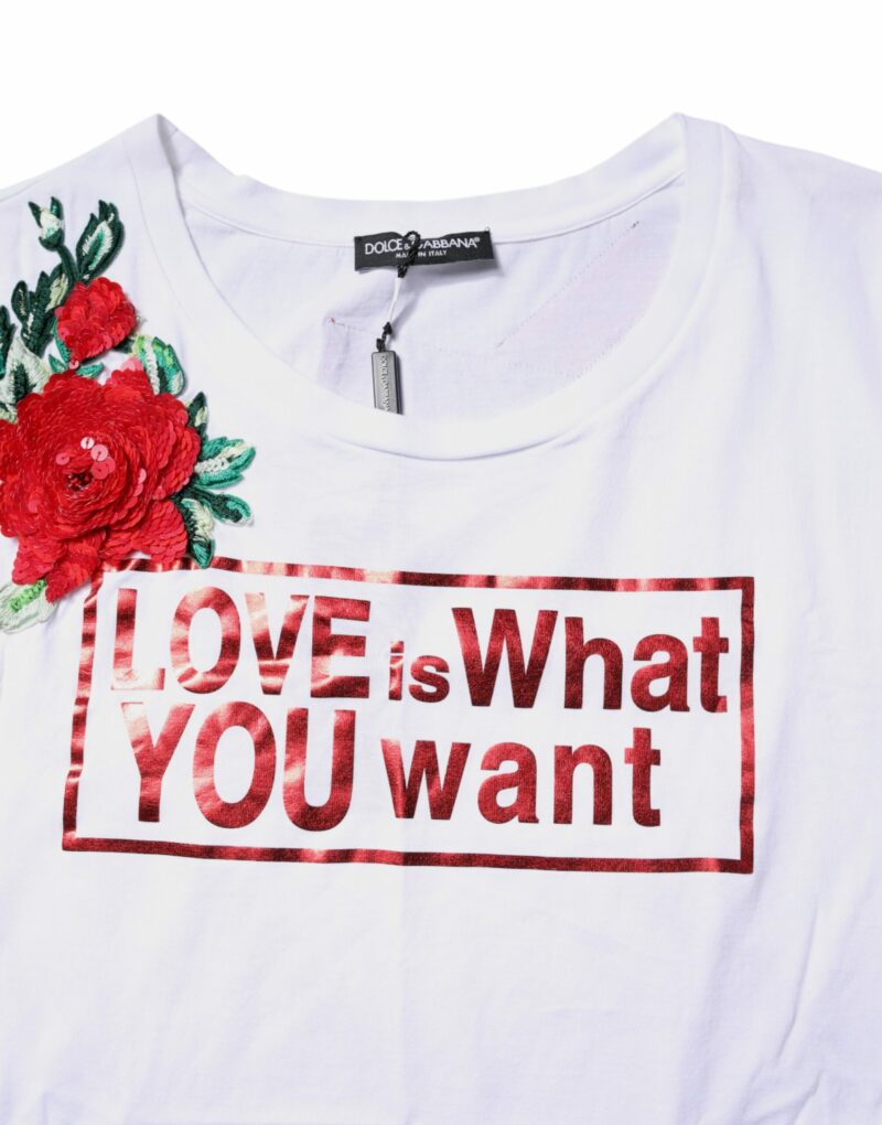 Dolce & Gabbana White Floral Graphic Print Sleeveless Tank Top - Image 5