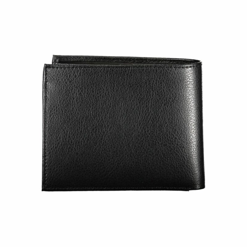Guess Jeans Chic Black Leather Dual-Compartment Wallet - Image 3