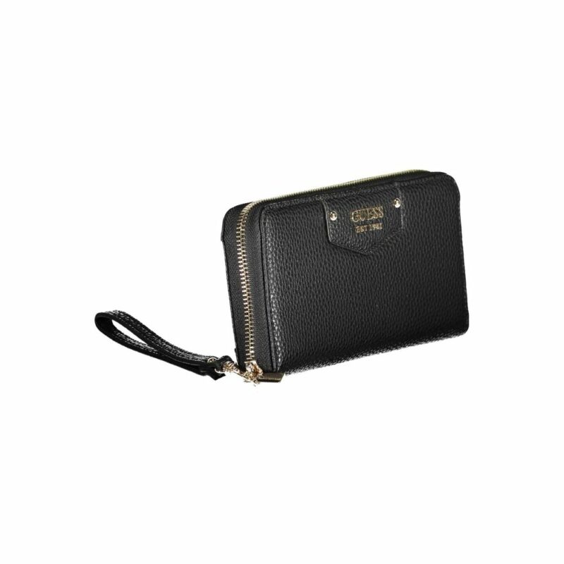 Guess Jeans Black Polyethylene Women Wallet - Image 3