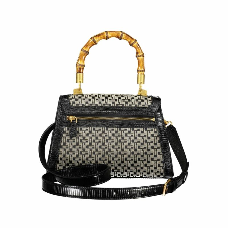 Guess Jeans Black Cotton Handbag - Image 2