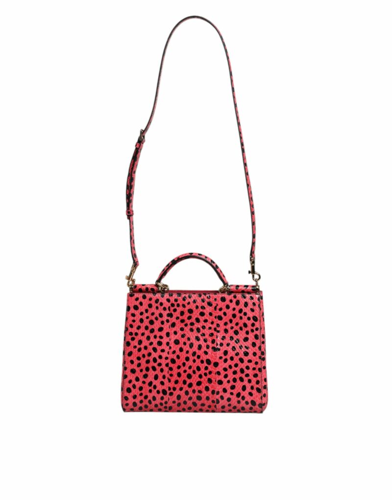 Dolce & Gabbana Pink Exotic Leather Top Handle Tote Crossbody Bag - Image 2