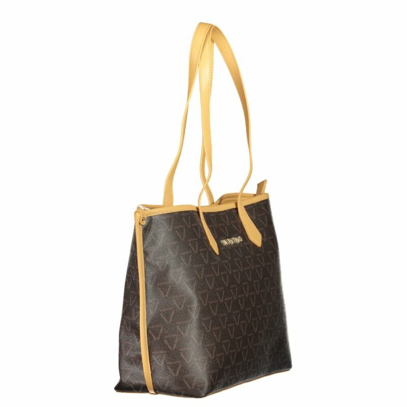 Valentino Bags Brown Polyethylene Handbag - Image 3