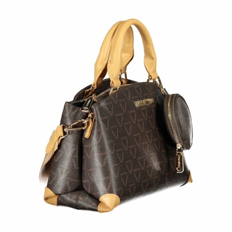 Valentino Bags Brown Polyethylene Handbag - Image 3