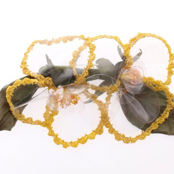 Dolce & Gabbana Exquisite Handmade Floral Silk Brooch