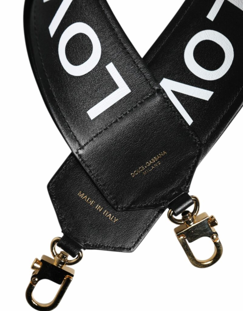 Dolce & Gabbana Multicolor Leopard Logo Love Bag Shoulder Strap - Image 4