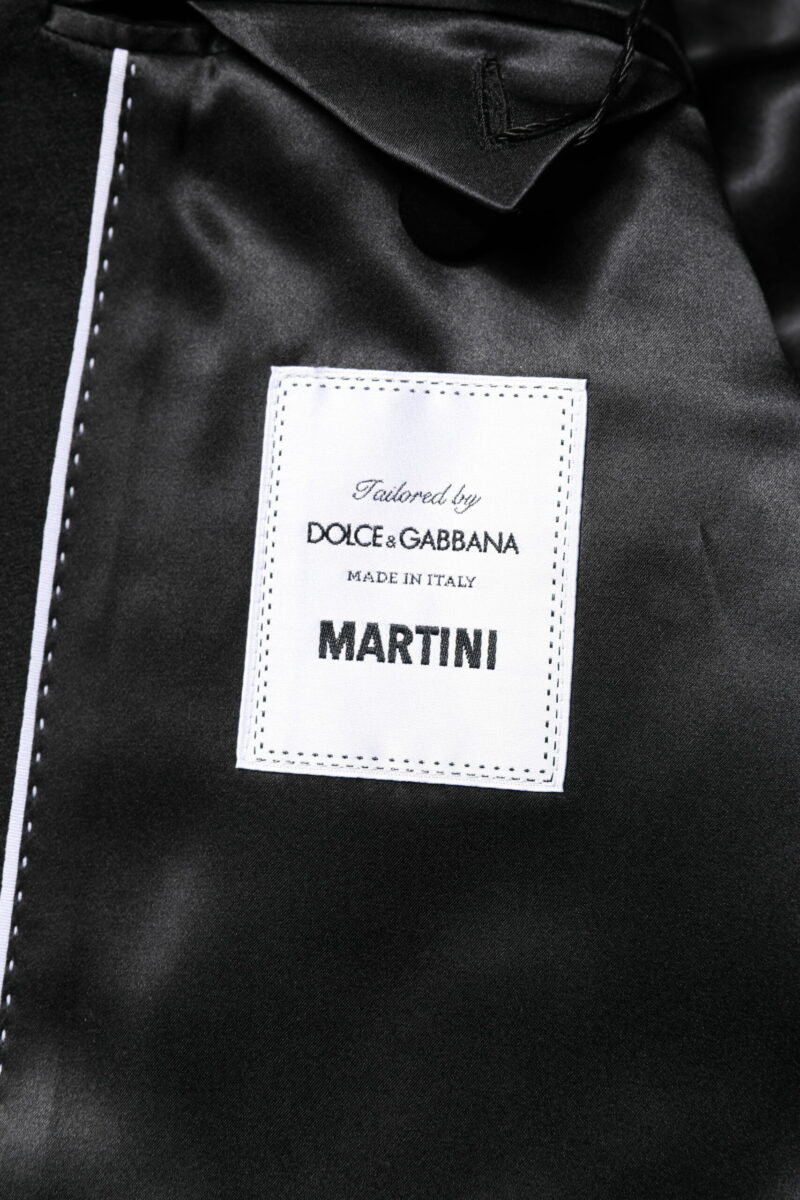 Dolce & Gabbana Black Single Breasted Men Coat MARTINI Blazer - Image 6
