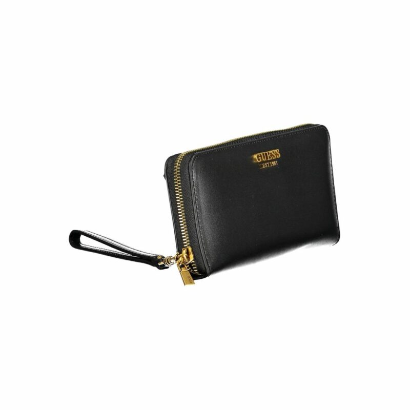 Guess Jeans Black Polyethylene Women Wallet - Image 3