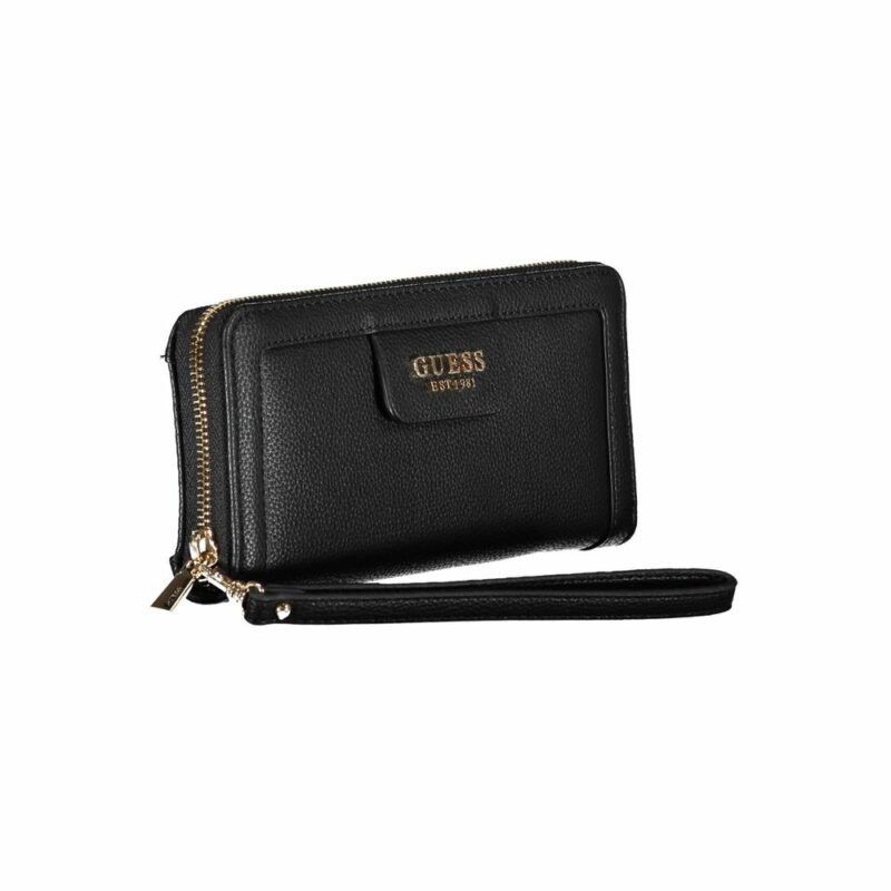 Guess Jeans Black Polyethylene Women Wallet - Image 3