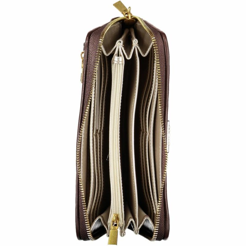 Guess Jeans Chic Brown Polyethylene Wallet with Coin Purse - Image 3
